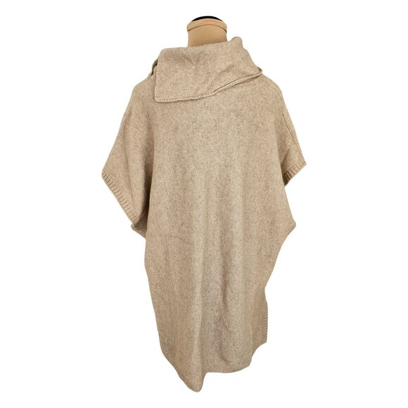 Ila G. Cashmere Blend Knit Poncho Style Sweater Sz OS - Picture 5 of 9
